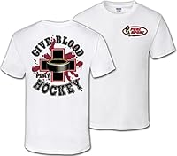 Algopix Similar Product 2 - Pure Sport Hockey TShirt Give Blood