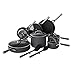 Produktbild Ninja Foodi NeverStick Premium Kochgeschirr-Set, harteloxiert, antihaftbeschichtet, langlebig und ofenfest bis 260 °C, Schiefergrau, 14-teilig