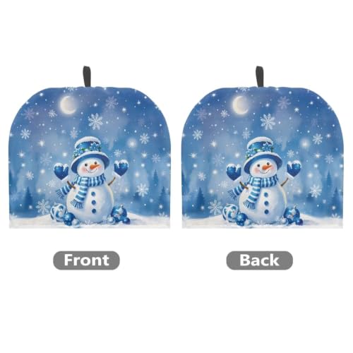 Image of Winter Snowman Teapots Dust Cover Insulated Tea Cozy for Teapot Tea Kettle Cover Breakfast Insulation Lid Warmer Kitchen Coffee Table Christmas Decorative Accessories