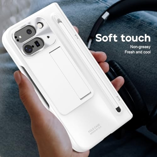 Coque Google Pixel 9 Pro Fold en PC rigide blanc haute résistance - 3