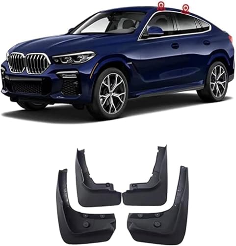 Bavettes pour BMW X6 E71 F16 G06 de 2008 à 2023 protections de pneu durables