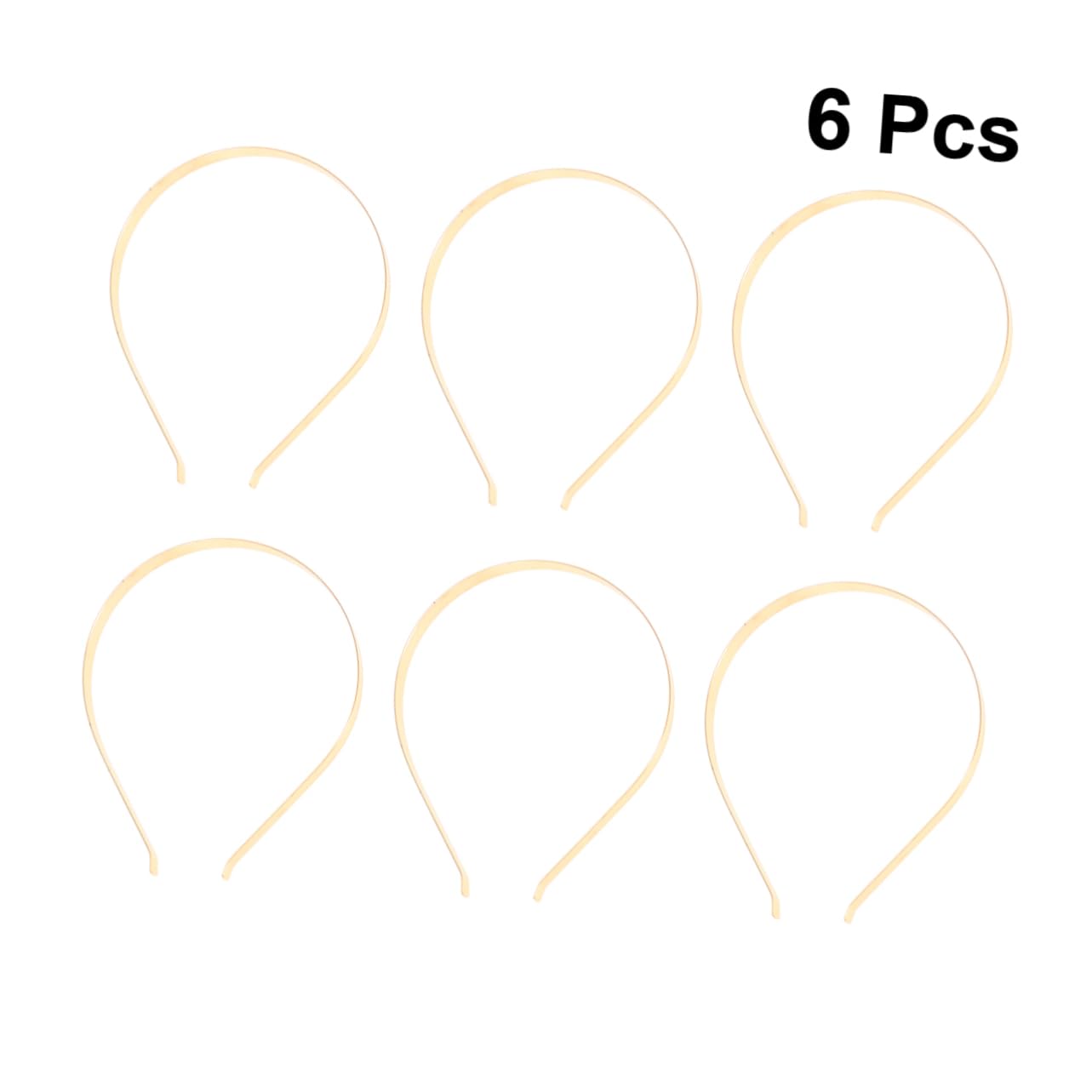 FRCOLOR 18 Piezas Bandas Para El Cabello De Las Mujeres Diadema De Oro Lazos De Pelo De Oro Diademas De Alambre De Bricolaje Aro De Pelo Metal Accesorios Para El Cabello Perder
