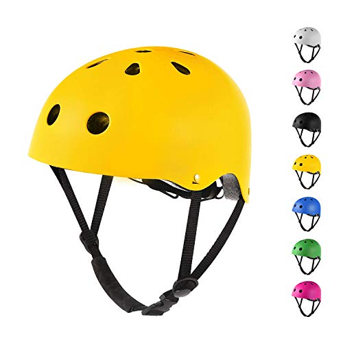 Great Deal! Sposuit Skateboard Bike Helmet for Kids Youth Adult, Adjustable Helmet for Skateboarding...
