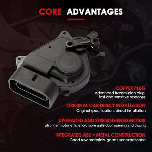 Image of CCIYU Front Left Driver Side Door Lock Actuator Fit for Toyota for RAV4 2000 2001 2002 2003 2004 2005 2006 Door Lock Actuator Assembly, Replaces # 746-603,8D1131,DLA191