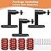 3Pack Ring Camera Wall Mount,Compatible with Ring Stick Up Cam Battery/Outdoor Cam Plus/Plug-in/Pro/Indoor Cam(1st Gen),360 Degree Adjustable No Drilling Mount for Ring Outdoor Indoor Cameras,Black