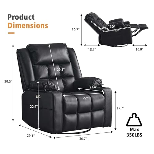 Sillón reclinable eléctrico con cojín de resortes miniatura 2