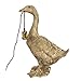 Produktbild Clayre & Eef Tischlampe Gans 42x23x60 cm Goldfarbig Polyresin Schreibtischlampe