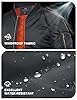 TACVASEN Casual Jackets Men UK Windbreaker Casual Bomber Jacket Pilot Winter Jacket Cold Autumn Jackets Hiking Coat Jacket Full Zip Jackets Zipper Pocket Grey #2