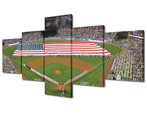 Toile Dodger Stadium grand format pour habiller un mur vide de salon
