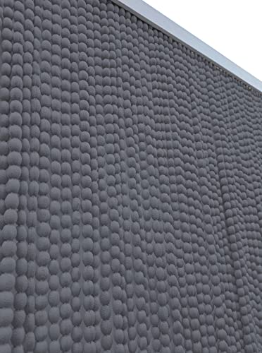 Home Tresor - Tenda Antimosche a Fili con Pallini Morbidi, Pannello Tenda Moschiera Antirumore per Porta Finestra, Decorazione e Divisorio Stanze (cm 100x220, Grigio)