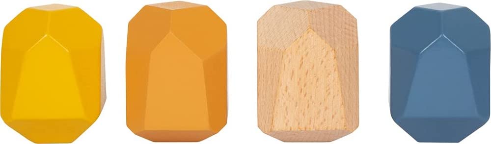 Pietre d'equilibrio in legno Montessori