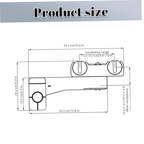 Fixation de bidet pour toilettes à double buse lavable - 5