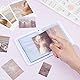 GORGECRAFT PVC 1 STÜCKE 3,40 cm Fotokarten-Album Kpop Mini-Fotoalbum Liebesherz Hohl Fotokarten-ID-Halter Buch Fotokarten-Binder Kartenhüllen (3) Taschen Mit Wolkenmuster Zum Sammeln von Fotos (Lila)
