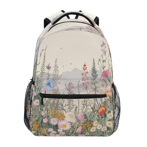 Sac à dos ordinateur portable voyages études loisirs Flower