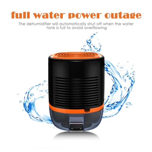 Desumidificador para casa e porão, desumidificadores de 322 pés quadrados para alta umidade, desliga