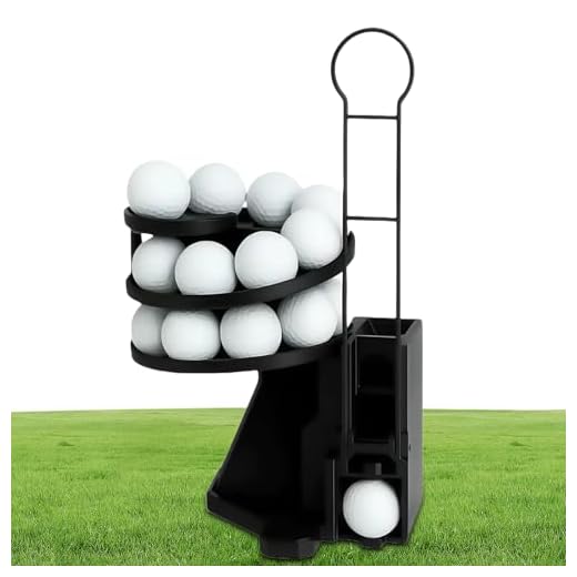 Small Golf Ball Dispenser - Automatic Ball Dispenser Machine for Driving Range and Backyard Practice | Golf Club Accessory for Tee, Competition, Entertainment, and Recreation Fun