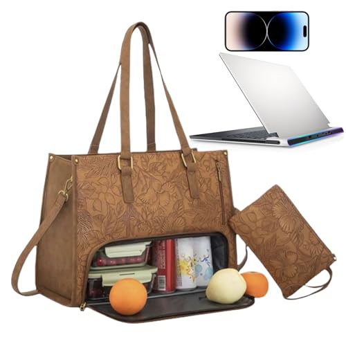 Yonuaret Bolso Porta Comidas para Mujer | Bolso Térmico Integrado Ajustable con Aislamiento | Bolsa Reutilizable para Profesionales Unisex Viaje Trabajo Ocio