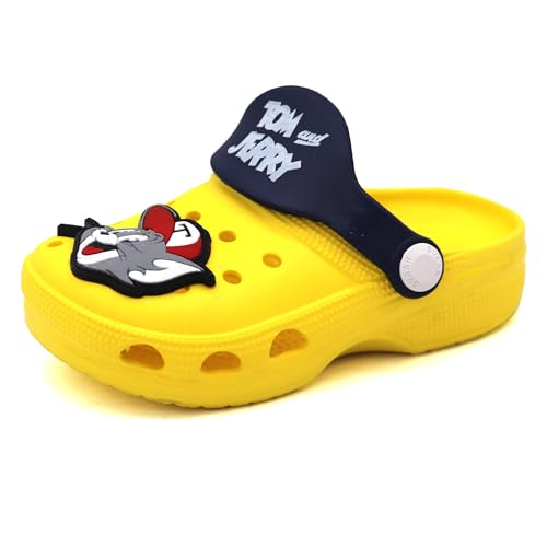 Image of SVAAR Tom & Jerry Kid's Attractive Clogs with Authentic Tom & Jerry Charms and Adjustable Back Strap