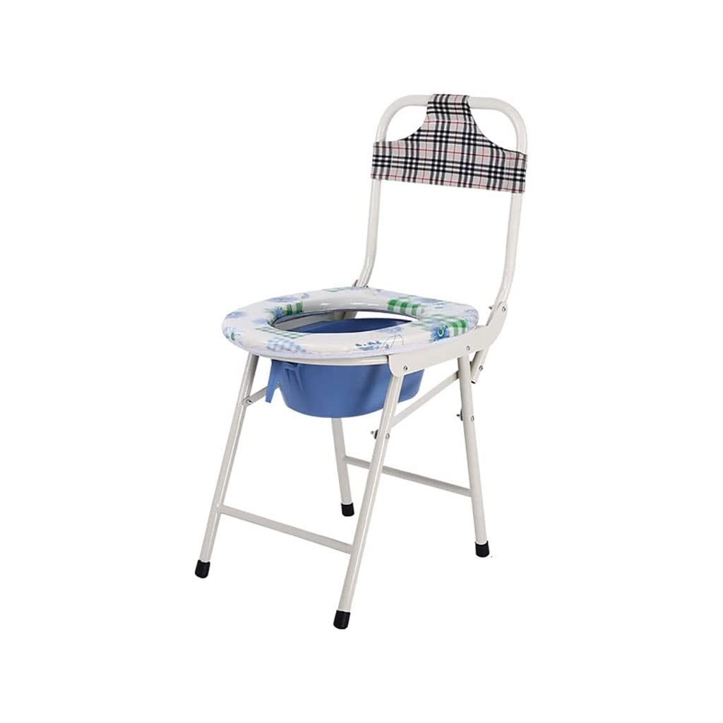 Chaise Percée Pliante, Portable Et Antidérapante – Pour Personnes âgées Ou à Mobilité Réduite