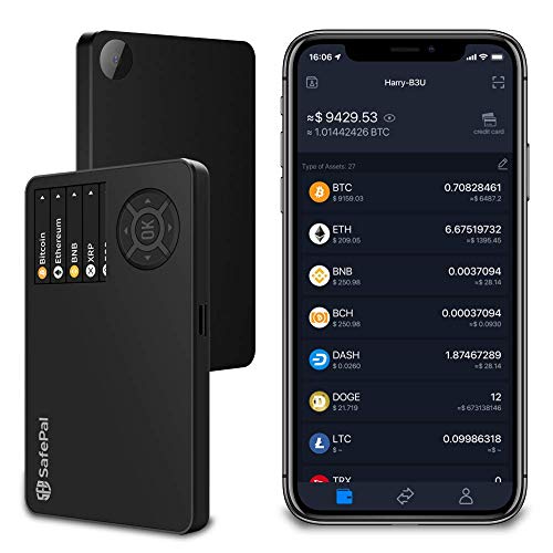 SafePal S1 Cryptocurrency Hardware Wallet, Bitcoin Wallet, Wireless Cold Storage for Multi-Cryptocurrency, Internet