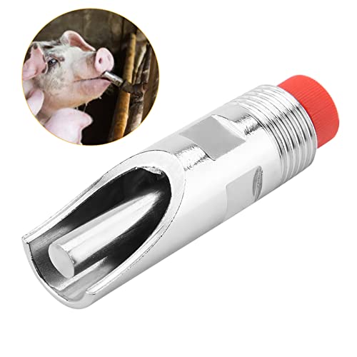 Bebedor Automático de Mamilo de Porco de Aço Inoxidável de 5 Unidades para Porcas Leitões Dispensado