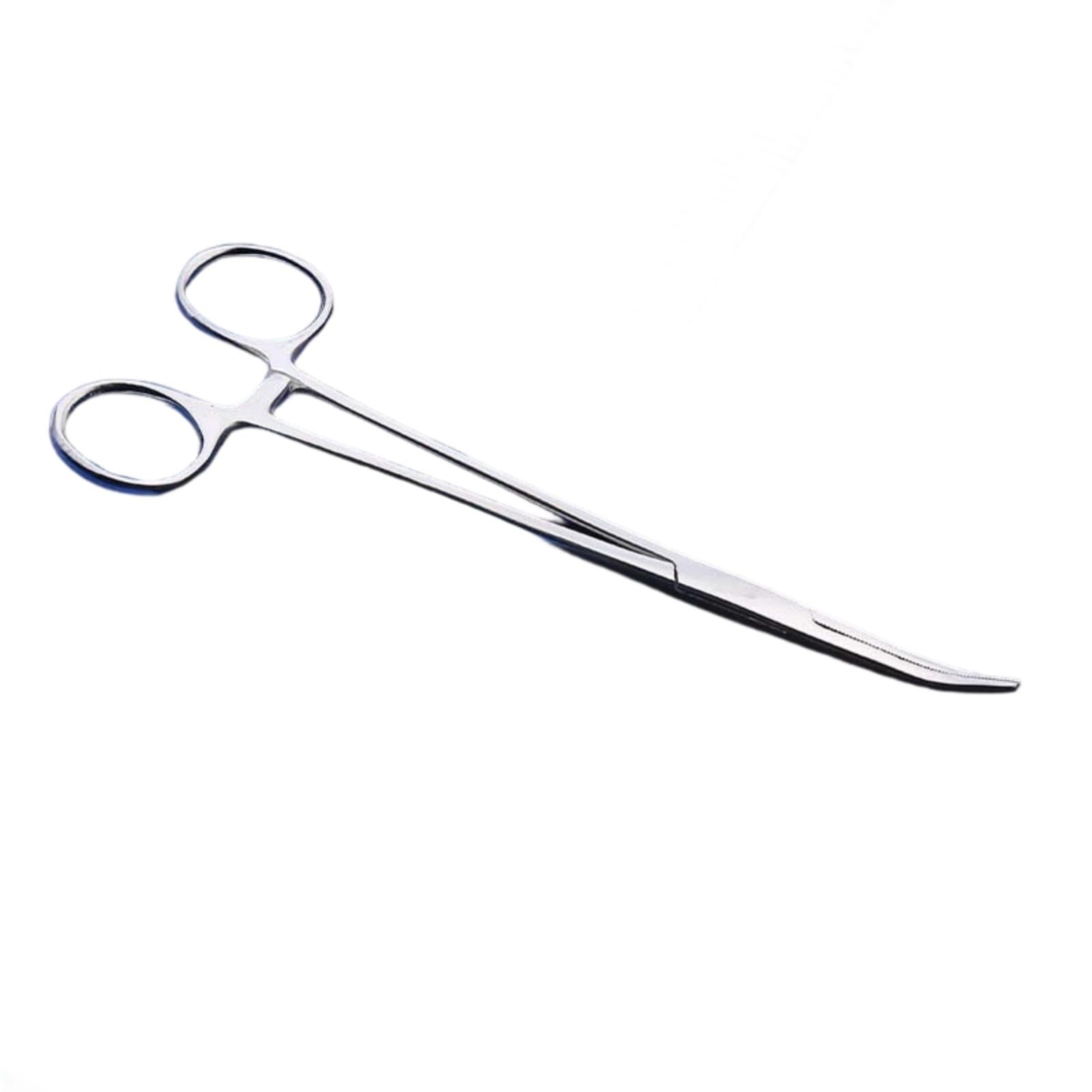Limtula Stainless Steel Fishing Plier Hook Remover Curved Tip Forceps Scissors Tackle Clamps Tool with Nonslip Grip Stainless Steel Hook Remover Curved Tip Pliers