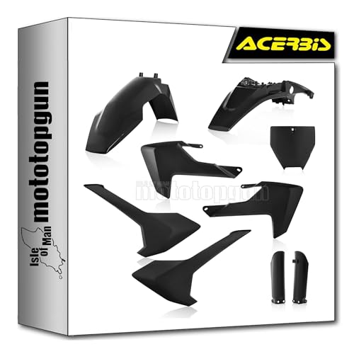 Kit plastique Acerbis noir pour Husqvarna TC 65 de 2017 à 2020
