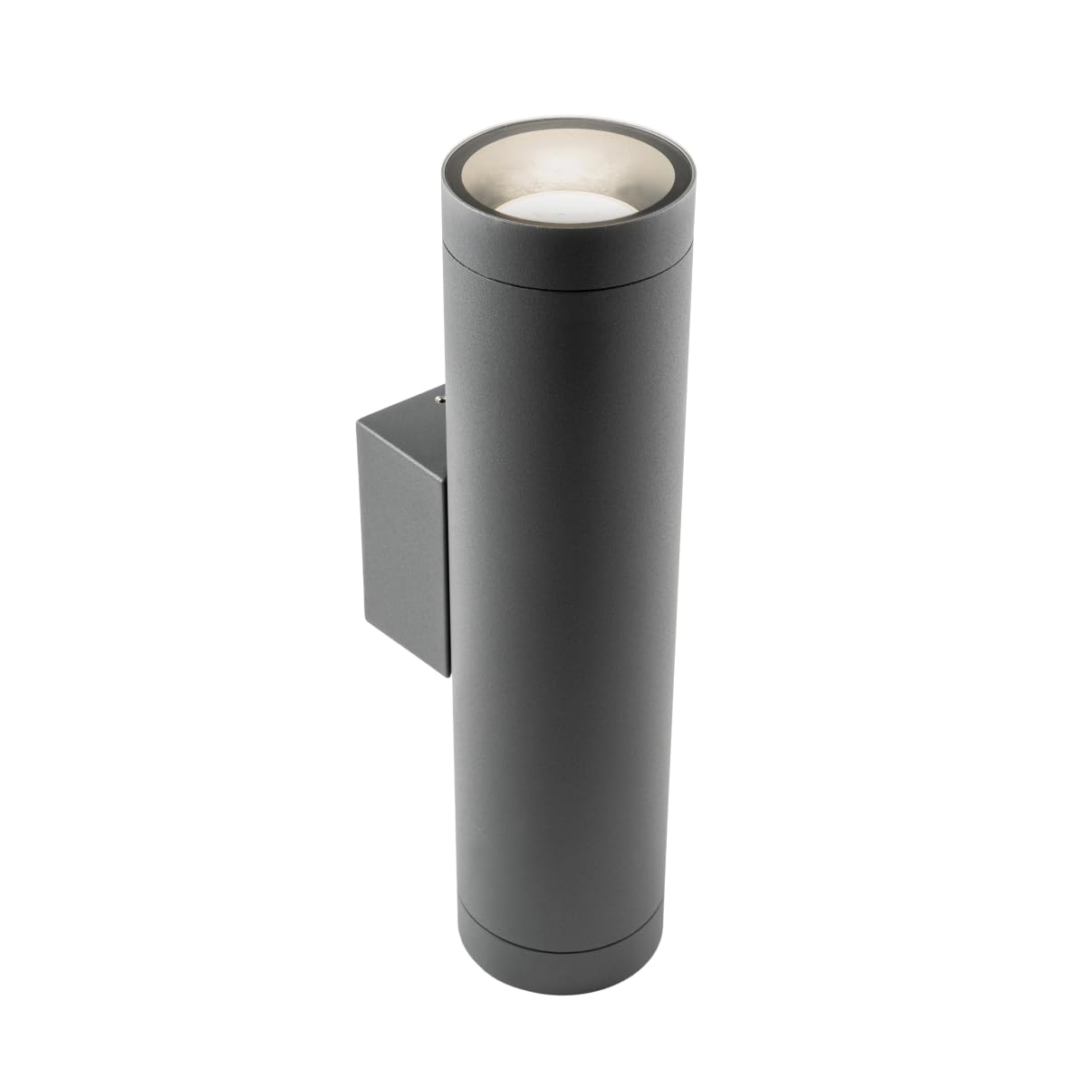 CGC Lighting Outside Outdoor Wall Light Extra Long Large GU10 Double Up and Down Spotlight IP44 Aluminium (Grey) - Image 2