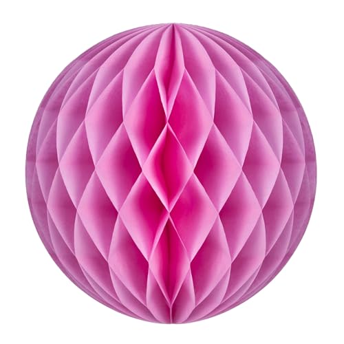 Party Pro 50231S Boule Alvéolée Papier de Soie Bubble Gum 12 x 12 x 12 cm