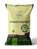 Triveni Organics Vermicompost for Plants 1Kg Organic Soil for Plants - Ideal Plant Soil and Fertilizer for Pot Plants & Gardens | Organic Manure for Home Gardening