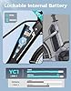 YOLOWAY Electric Bike for Adults, 26" Up to 1000W Peak Motor Ebike 45+ Mile Range Brushless City Ebike, 25Mph 7-Speed Commuter E-Bike with Removable 360Wh Battery for Commuting, Outdoor Leisure #2
