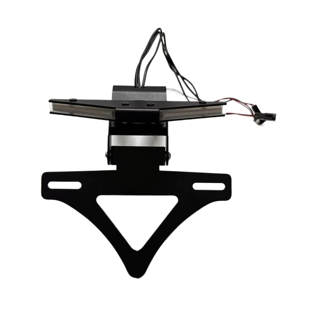 Support de plaque d'immatriculation anti-vibration avec feu de frein moto 950 - 7