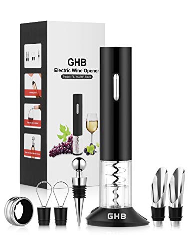 GHB Cavatappi Elettrico per Vino 8 in 1