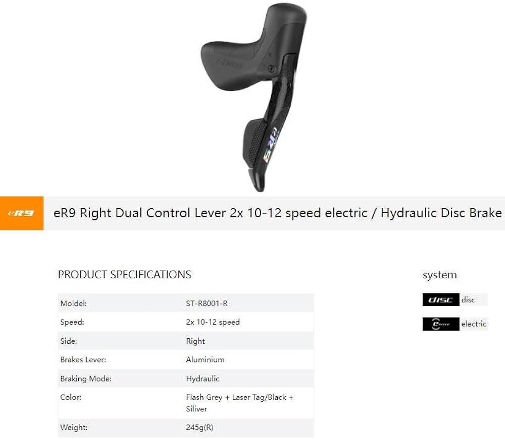 Amazon.com : LTWOO eR9 Road Bike Electronic Groupset, Aluminum