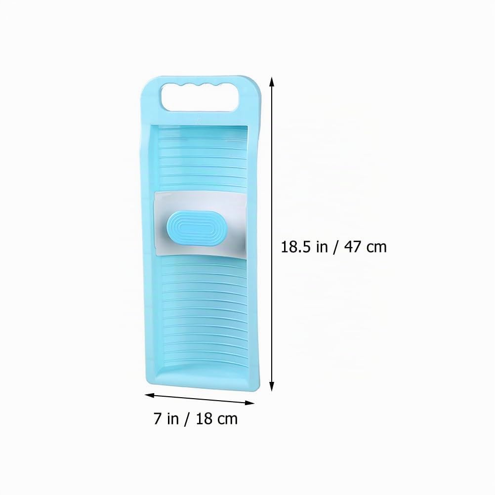 DOITOOL Tabla De Lavar Para Lavar a Mano La Ropa Tabla De Portátil De Plástico Con Mango Colgante 18.89 X 7.08 X 2.75 in Para Viajes Lavandería Y Uso En Casa