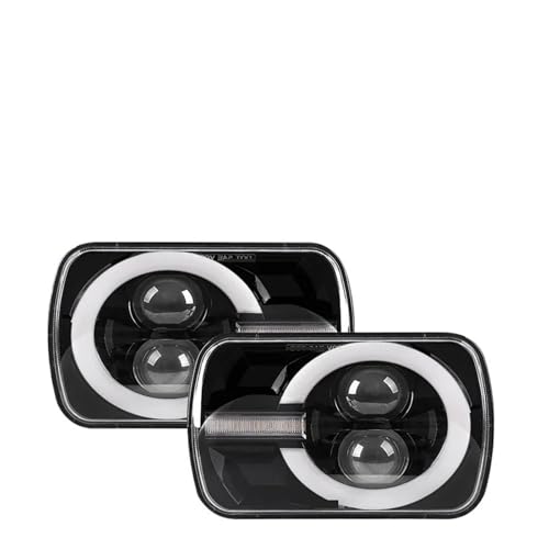 Phares avant Jeep Wrangler YJ LED pour remplacer les éclairages halogènes faibles 5x7
