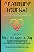 Produktbild Gratitude journal: Journal Five minutes a day to develop gratitude, mindfulness and productivity By Simple Live 10441