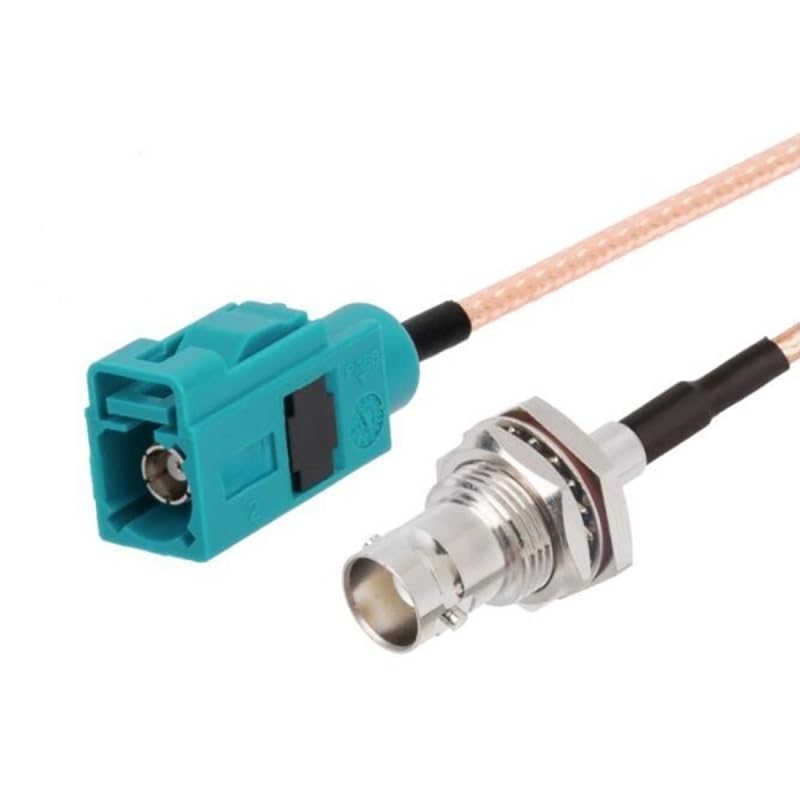 1 PC Universal Z-Shaped Male/Female to BNC Plug/Jack Pigtail Cable (100CM) (FakraK-BNCK)