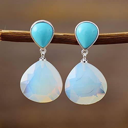 Boucles d'oreilles larme légères pour oreilles sensibles sans douleur