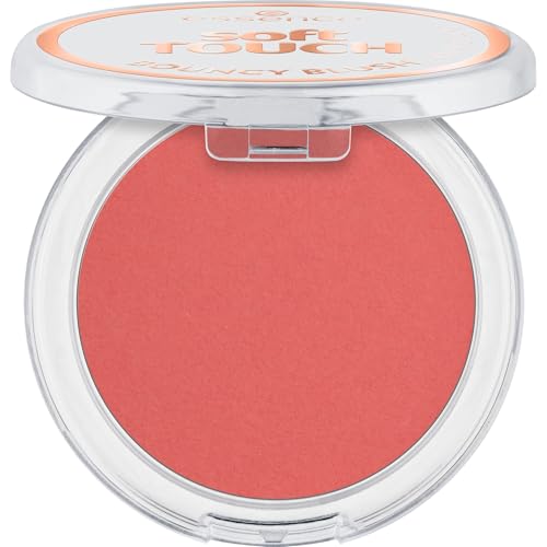 essence soft TOUCH BOUNCY BLUSH, Rouge, Nr. 30, Orange, langanhaltend, hochpigmentiert, matt, vegan, ölfrei, ohne Parfüm, ohne Alkohol, 1er Pack (5g)