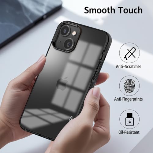 Image of KARWAN Back Cover| iPhone 14 Plus Back Cover |Polycarbonate Material| Full Camera Protection |Perfectly Fit| Case for iPhone 14 Plus - Black
