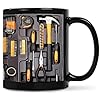 Caja de herramientas Taza de café Caja de herramientas Taza mecánica Taza de cerámica única Taza de café de regalo Taza de café Diseño de doble cara