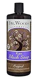 Dr. Woods Natural Raw African Black Moisturizing Liquid Castile Soap, 32 Ounce