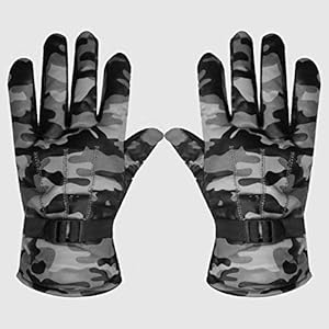 Generic Winter Ready windroof,Warm,Sports Gloves for Men/Women,Grey (1 Pair)