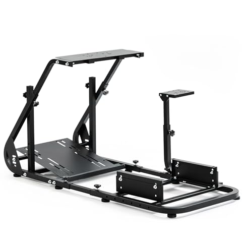 Anman G920 Racing Simulator Cockpit Fit for PC,PS4 Adjustable Racing Wheel Stand for Logitech G25 G27 G29,Fanatec, Thrustmaster T500RS Race Car Seat Wheel Shifter Pedals NOT Included