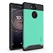Sony Xperia XA2 Case, TUDIA Slim-Fit Heavy Duty [Merge] Extreme Protection/Rugged but Slim Dual Layer Case for Sony Xperia XA2 (Mint)