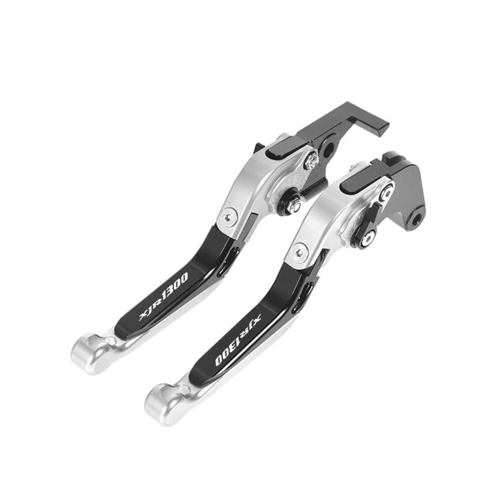 Nhgfdfs Sliver Black Motorcycle Clutch Brake Lever For Ya&Maha Xjr 1300 1995-2003 Motorcycle Brake Clutch Levers Handbrake Handle