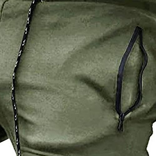 Shorts sólidos para hombre para ejercicio diario miniatura 4