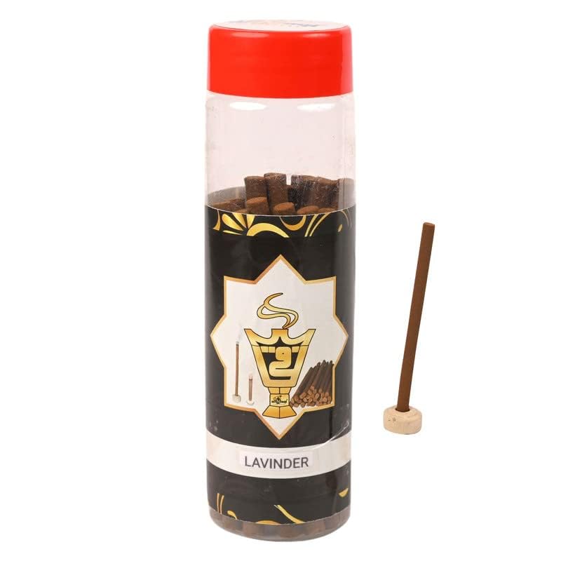 Ethnic Choice al Naqi LAVINDER Sticks -50 gm |Incense Sticks| Organic Incense Sticks | 100% Natural and Charcoal Free Sticks for Room |(20 Sticks in a Pack) Floral Fragrance