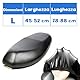 Norhogo Wasserdichter Universal Roller Sitzbezug, Kratzfest mit Sonne und Regenschutz, für Motorrad und Motorroller, Schwarz, L